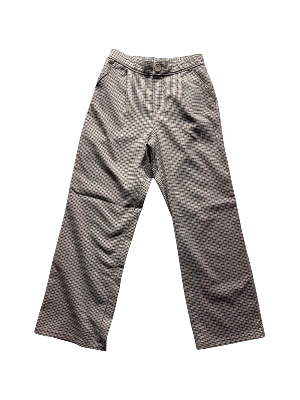 Abercrombie Kids Girls Plaid Wide Leg Pants Size 11/12 Brown Black